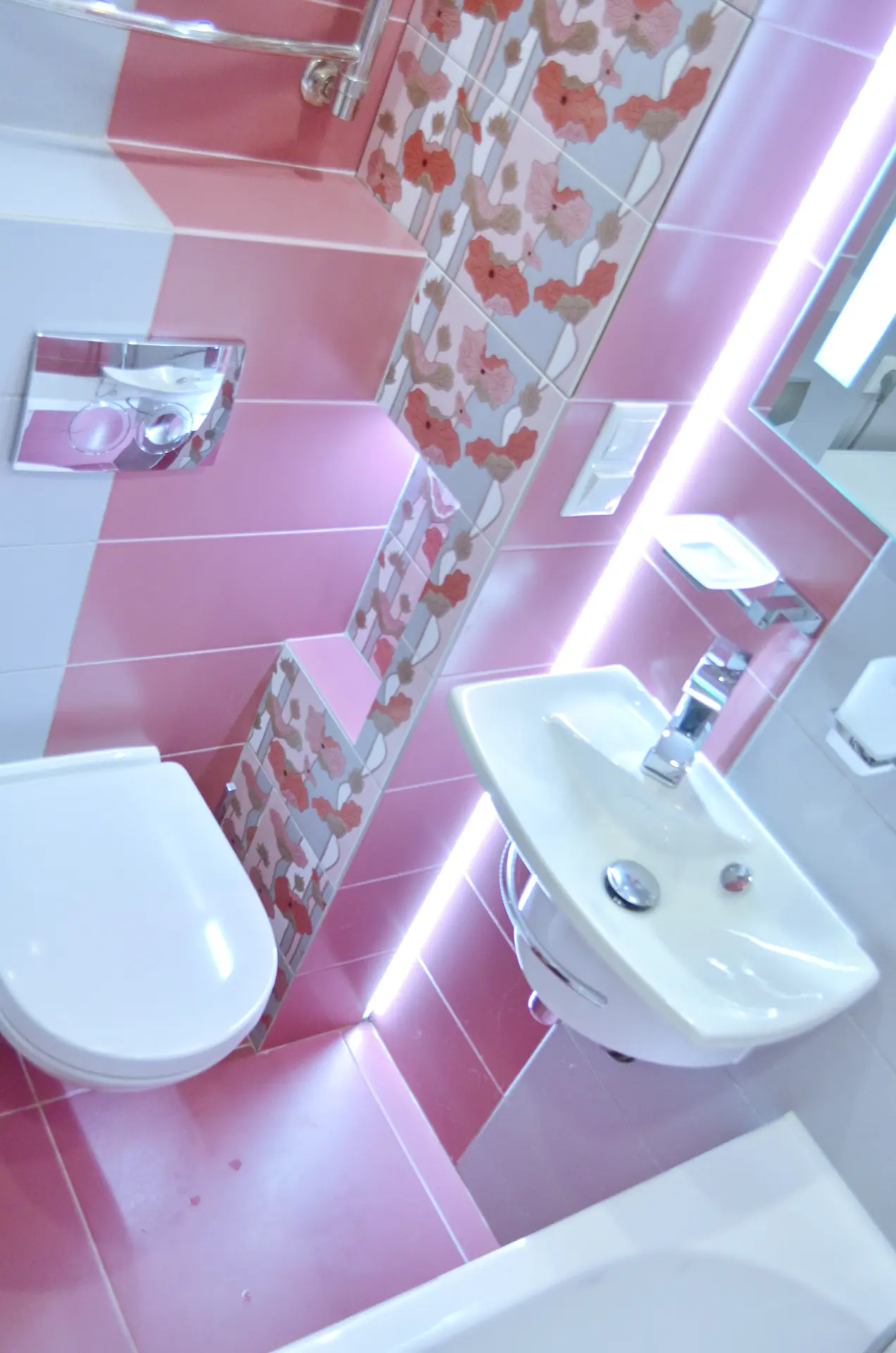 Ремонт ванной комнаты в Москве: фотографии объекта, фото 69 — ремонт квартиры в Москве