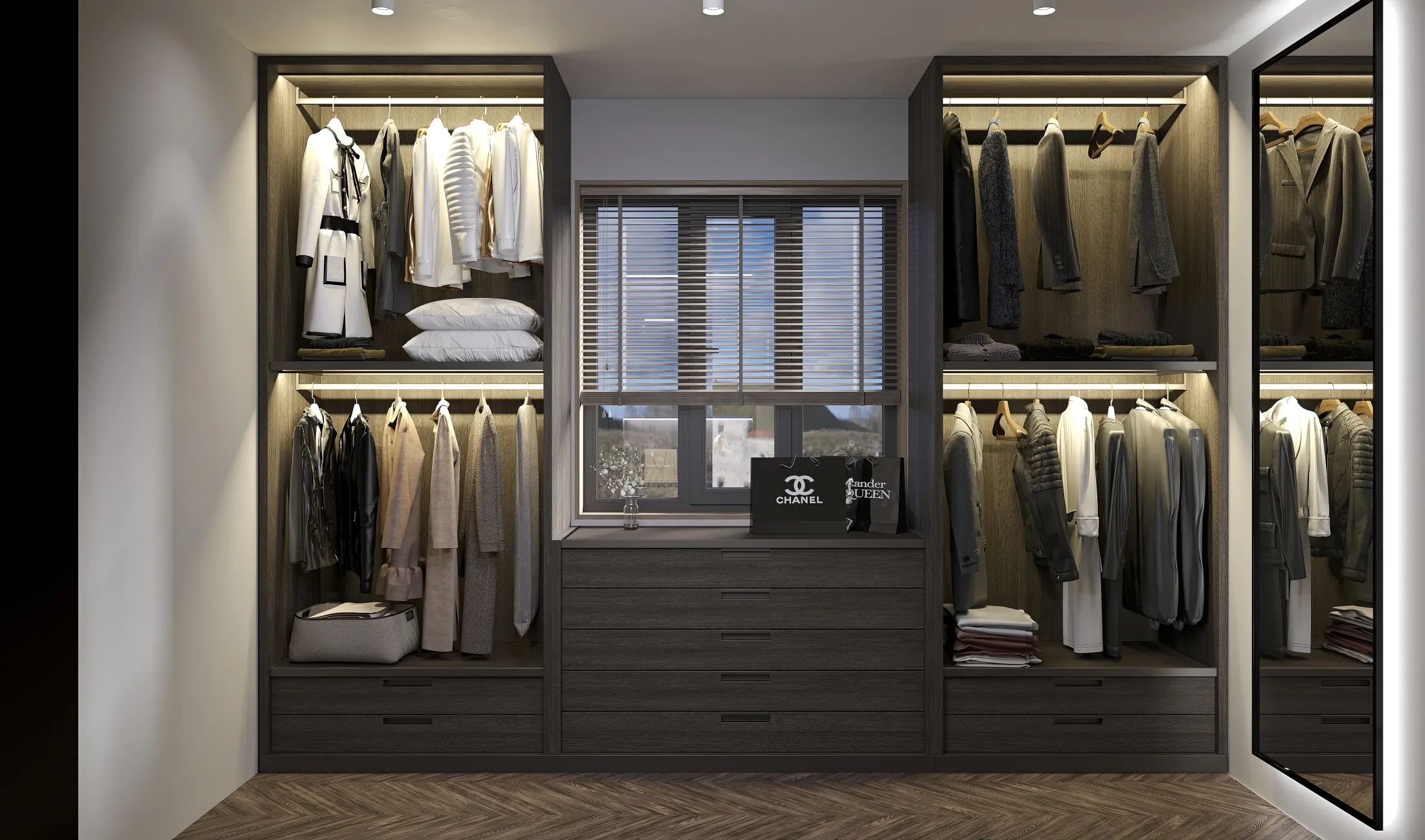 Гардеробные, фото 12